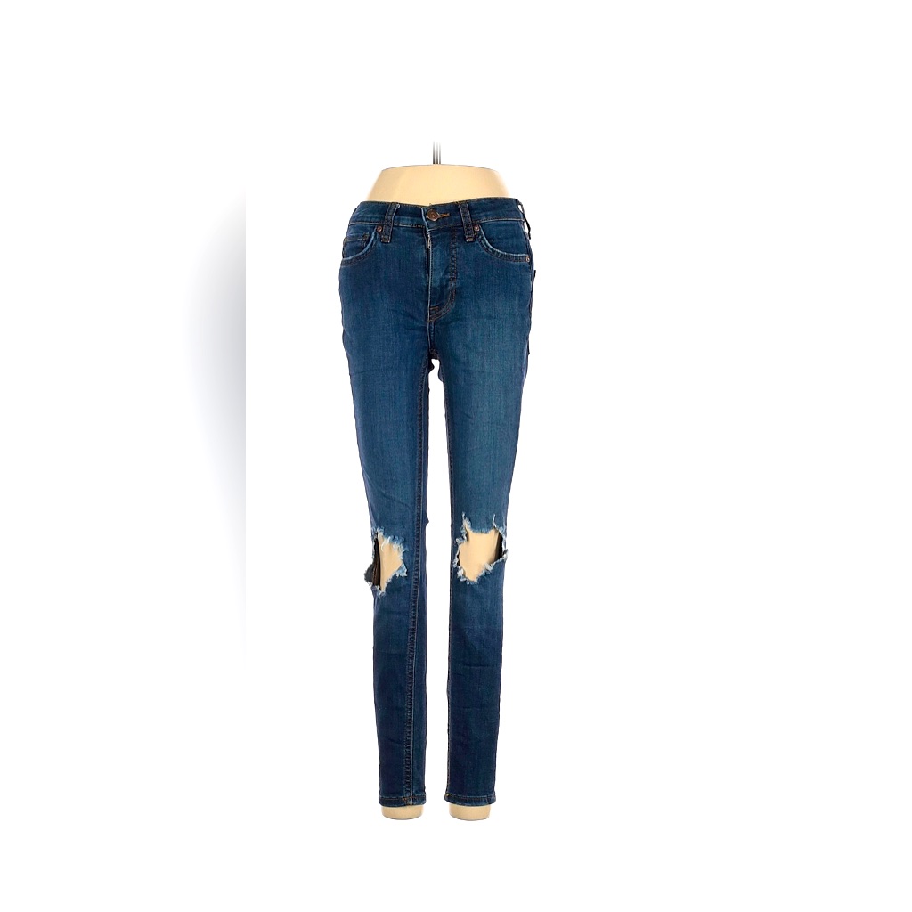 Free People Blue Jeans Size W 24r